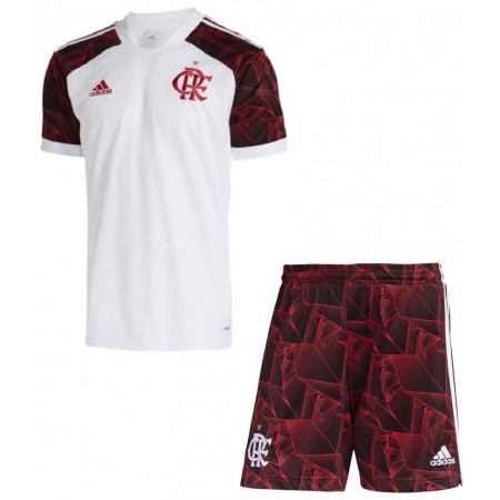 Fußballtrikots CR Flamengo Kinder Auswärts Trikotsatz 2021-2022 